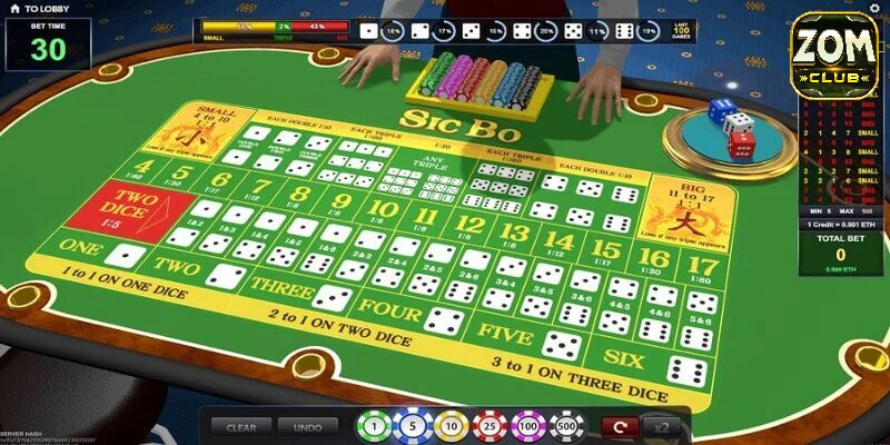 Các chiến thuật đánh Sicbo Zomclub cực chuẩn